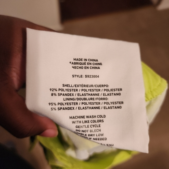 💕5 For $20 Spyder Lime Green Lined 4 Way Swim Trunks Board Shorts 8"- Sz XL - Picture 7 of 12